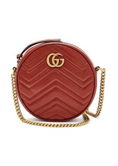Gucci GG Marmont circular leather cross-body bag