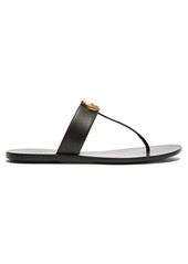 Gucci GG Marmont T-bar leather sandals