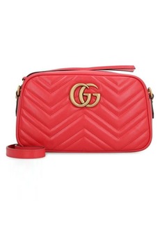 GUCCI GG MARMONT QUILTED LEATHER CROSSBODY BAG