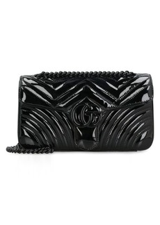 GUCCI GG MARMONT QUILTED LEATHER MINI-BAG