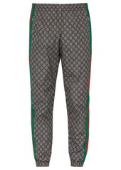 Gucci GG-print side-stripe track pants