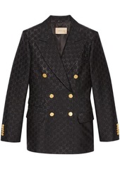 GUCCI GG wool double-breasted jacket