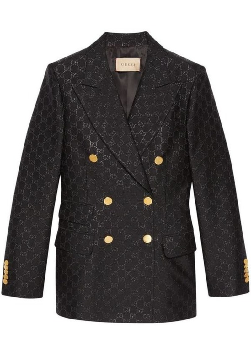GUCCI GG wool double-breasted jacket