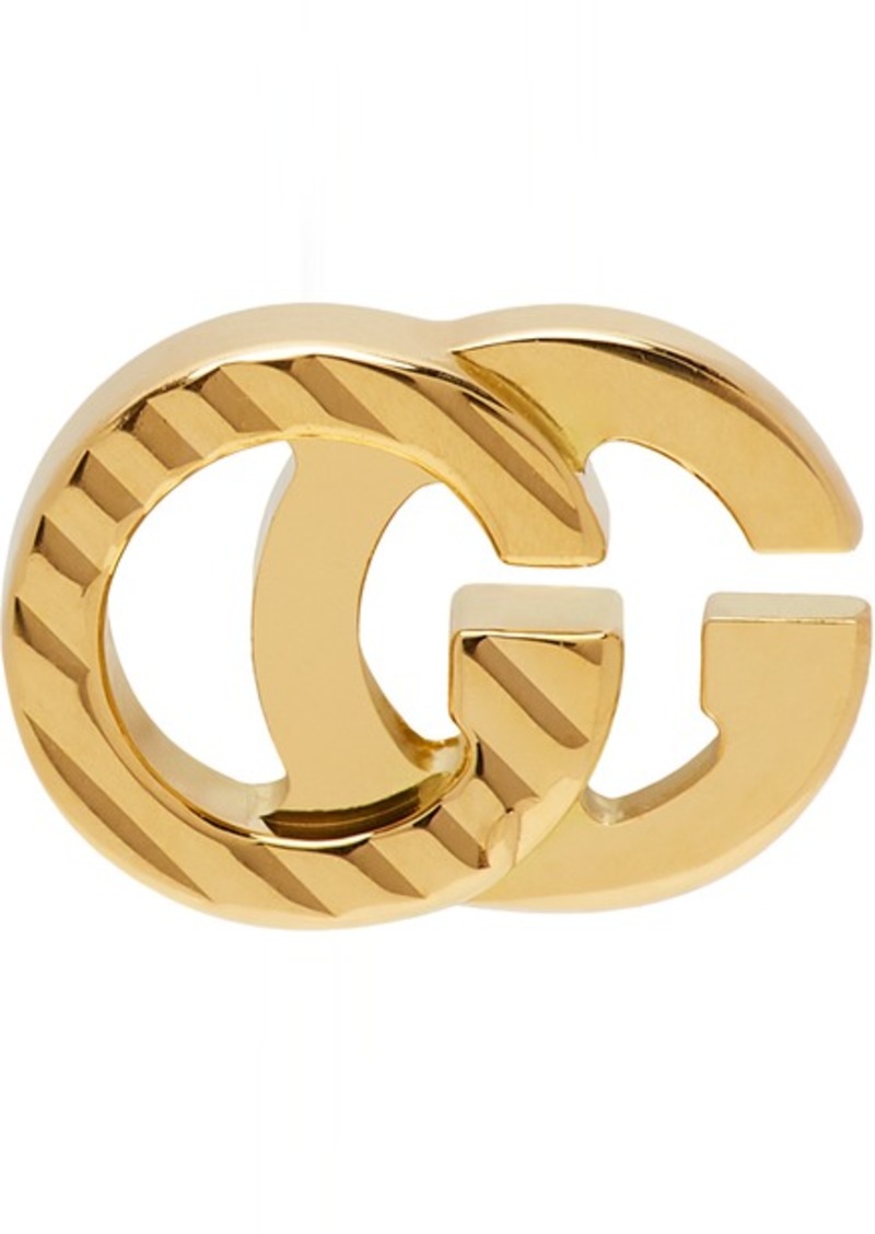 Gucci Gold Interlocking G Earrings