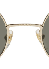 Gucci Gold Round Sunglasses