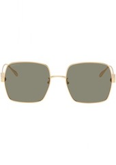 Gucci Gold Square Sunglasses