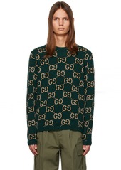 Gucci Green GG Sweater