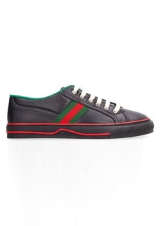 GUCCI GUCCI TENNIS 1977 LEATHER SNEAKERS
