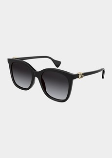 Gucci Interlocking Logo Acetate Cat-Eye Sunglasses