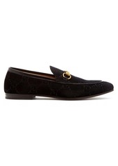 Gucci Jordaan velvet loafers
