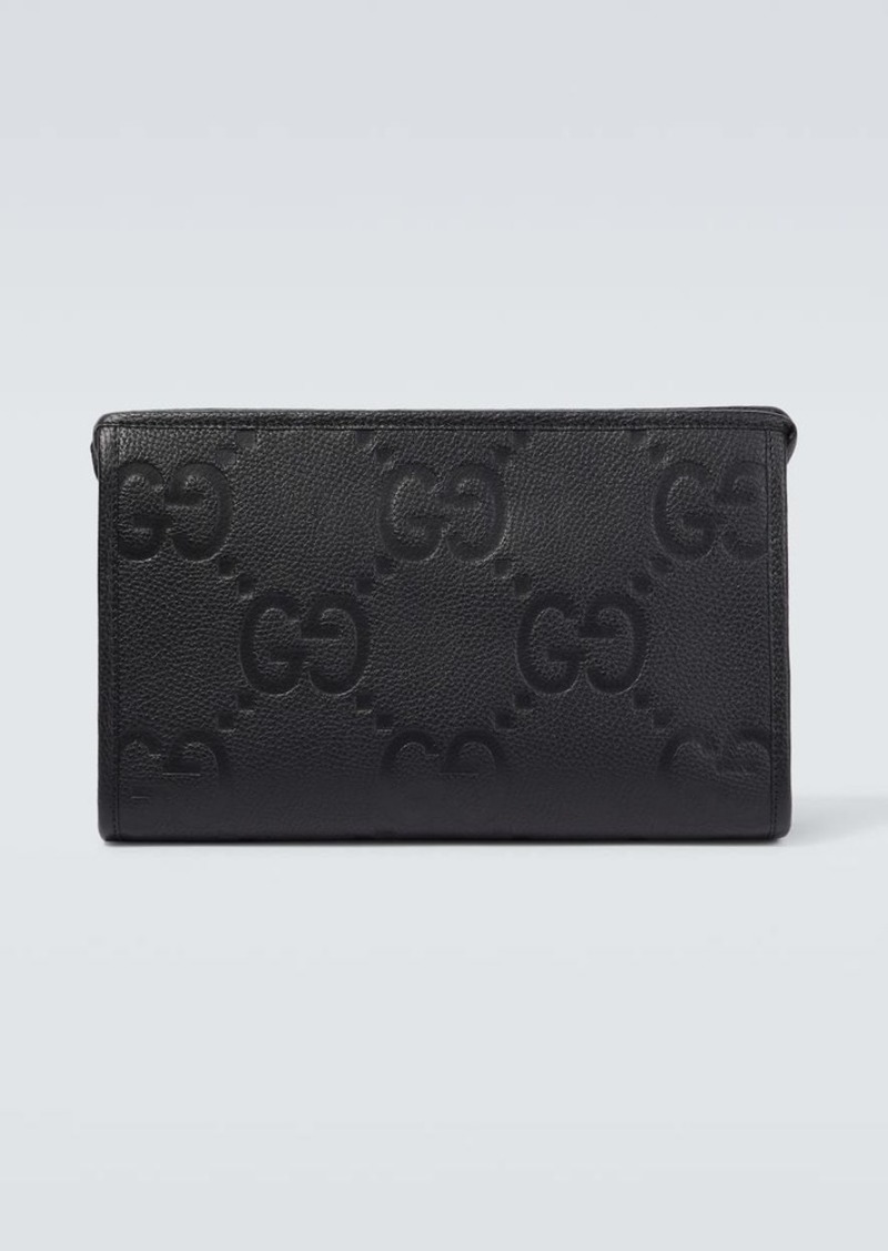 Gucci Jumbo GG leather pouch