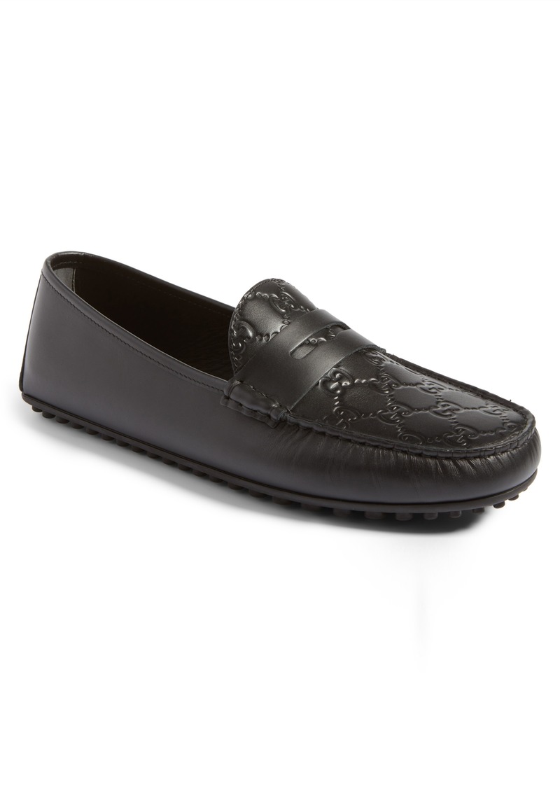 Gucci Gucci Kanye GG Embossed Driving Shoe (Men) | Shoes