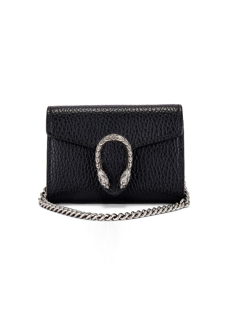 Gucci Leather Dionysus Chain Shoulder Bag