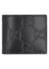 GUCCI LEATHER FLAP-OVER WALLET