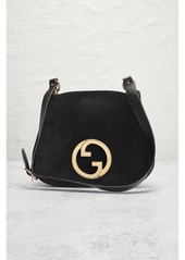 Gucci Leather Interlocking G Shoulder Bag