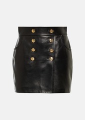 Gucci Leather miniskirt