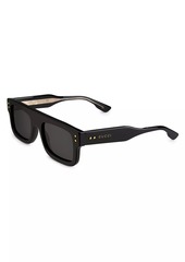 Gucci Logo 53MM Rectangular Sunglasses