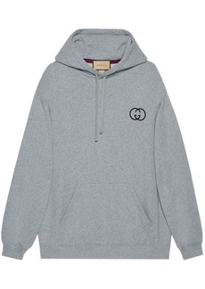GUCCI Logo cotton overszed hoodie