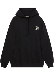 GUCCI Logo cotton overszed hoodie