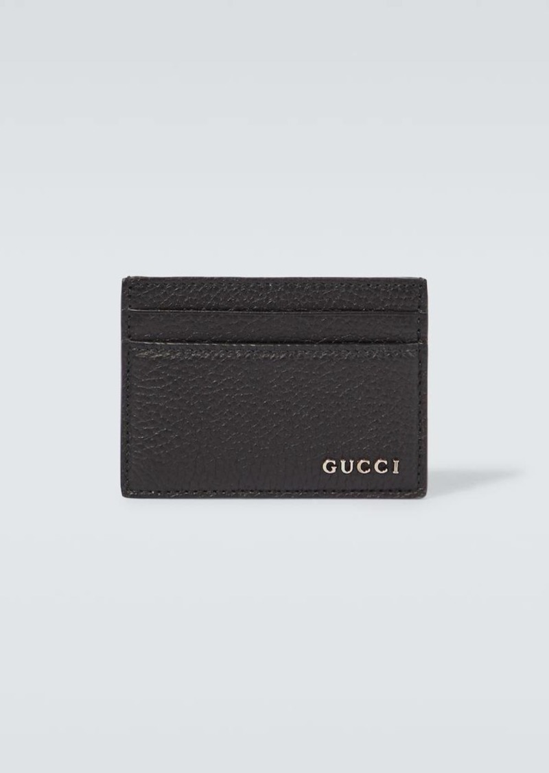 Gucci Logo leather card holder