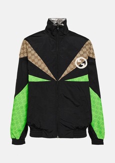 Gucci Logo paneled jacket