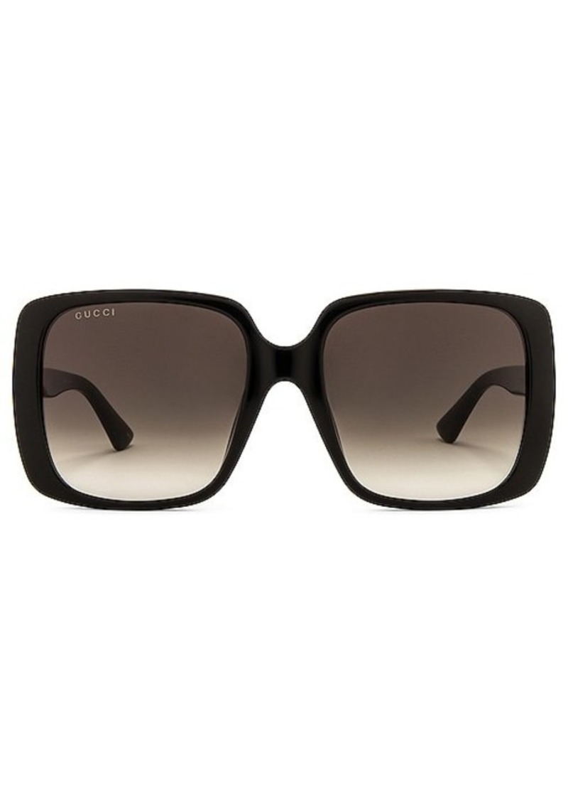 Gucci Lines Square Sunglasses