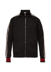 Gucci Logo-trim zip-through track jacket