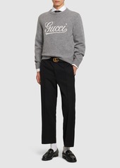 Gucci Logo Wool Knit Sweater