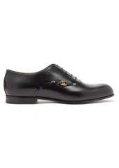 Gucci Loomis GG-logo leather Oxford shoes
