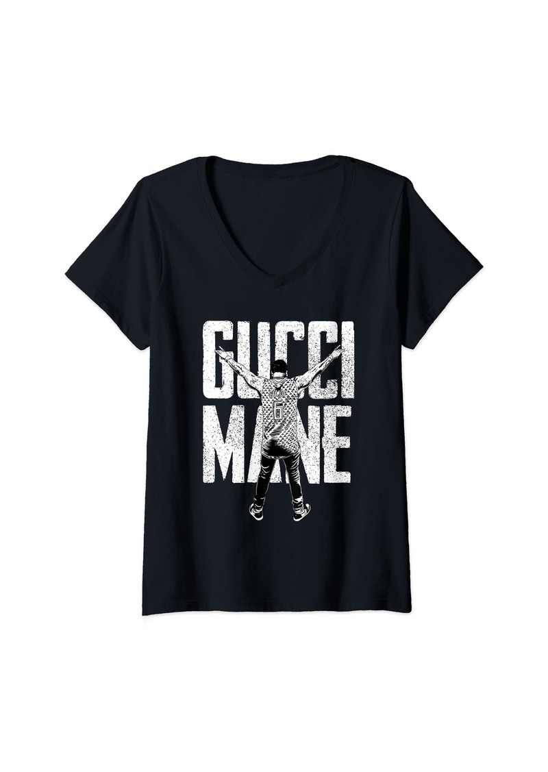 Womens Gucci Mane Guwop Stance V-Neck T-Shirt