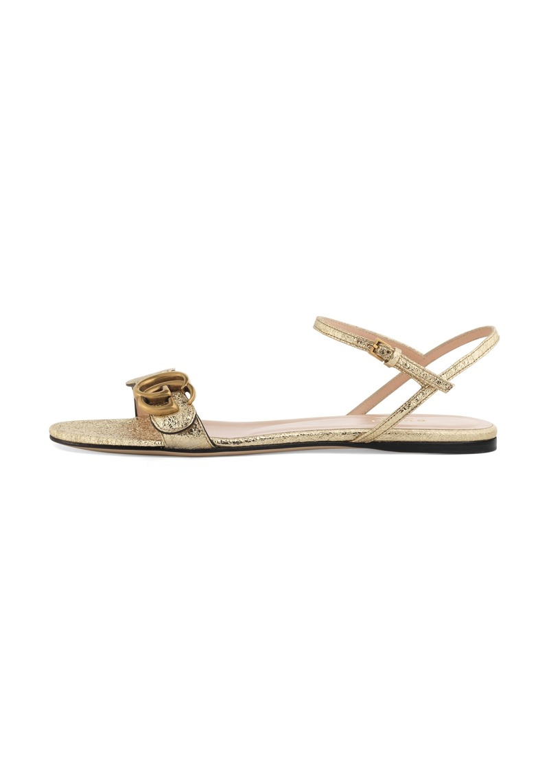 marmont quarter strap flat sandal