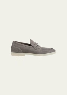 Gucci Men's Konrad Suede Bit Loafers