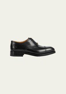 Gucci Men's Rooster Brogue Leather Derby Shoes
