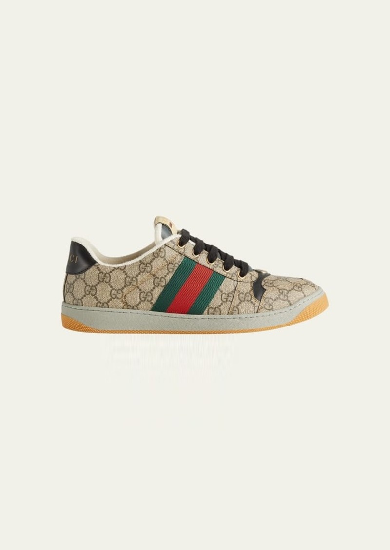 Gucci Men's Screener GG Canvas Low-Top Sneakers
