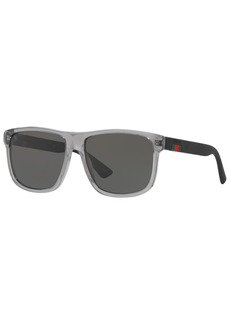 Gucci Men's Sunglasses - GREY/GREY