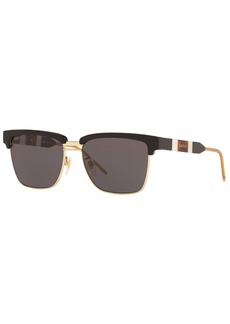 Gucci Men's Sunglasses, GG0603S - BLACK SHINY/GREY