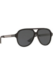 Gucci Men's Sunglasses, GG0688S - BLACK SHINY/GREY