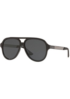 Gucci Men's Sunglasses, GG0688S - BLACK SHINY/GREY