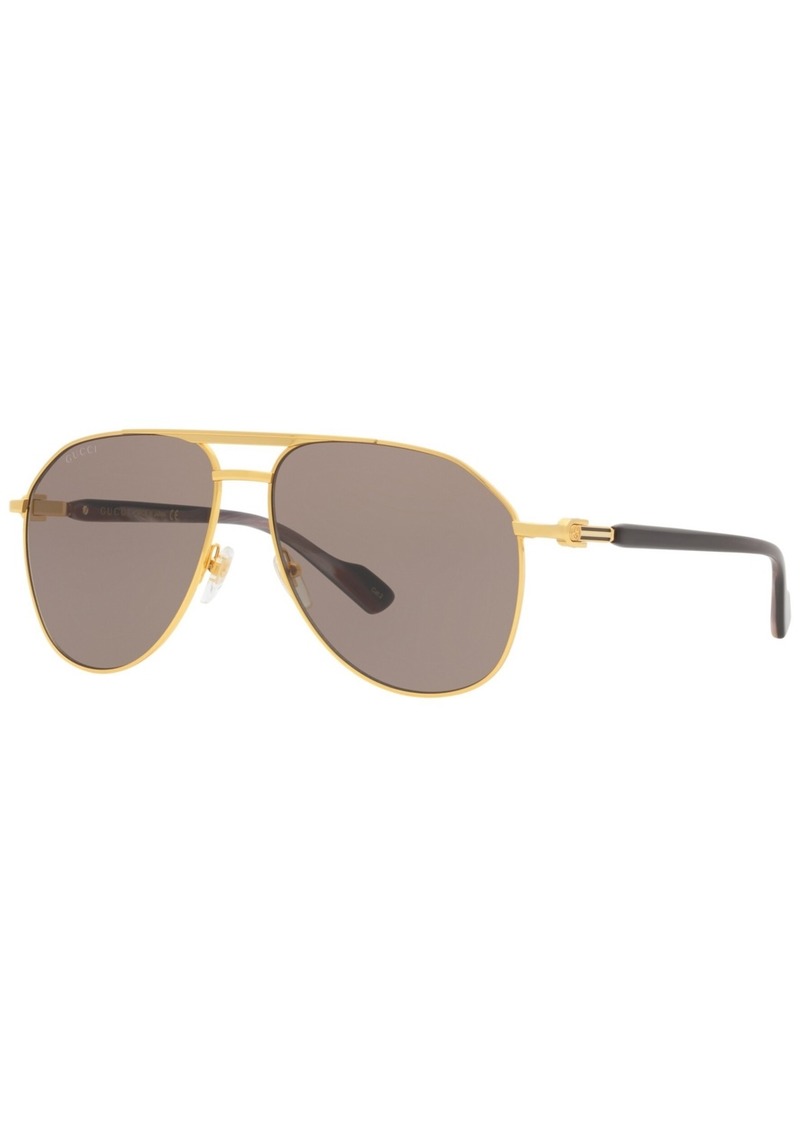 Gucci Men's Sunglasses, GG1220S - Gold-Tone Clear