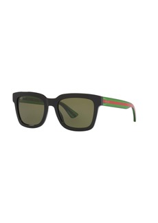 Gucci Men's Sunglasses, GG0001SN - Gold, Brown