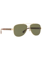 Gucci Men's Sunglasses, GG0528S - GOLD SHINY/GREEN