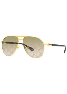 Gucci Men's Sunglasses, GG1220S - Gold-Tone