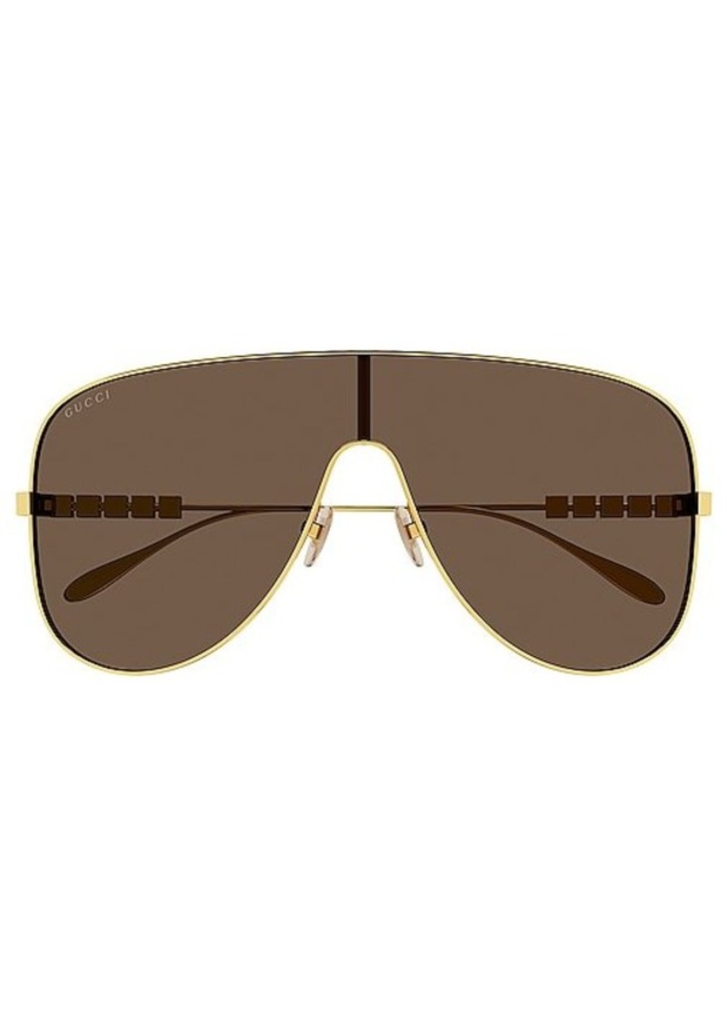 Gucci Lettering Mask Sunglasses