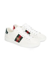 Gucci New Ace Sneaker in Bianco-Vrv at Nordstrom