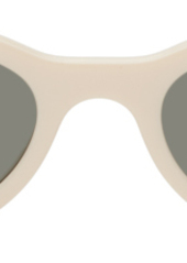 Gucci Off-White Oval Sunglasses