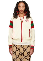 Gucci Off-White Striped Track Jacket