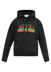 Gucci Original-print cotton-jersey hooded sweatshirt