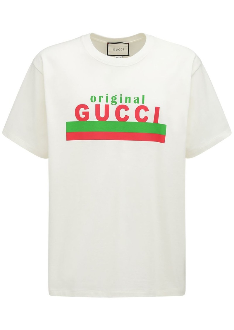 Gucci Original Print Cotton T-shirt
