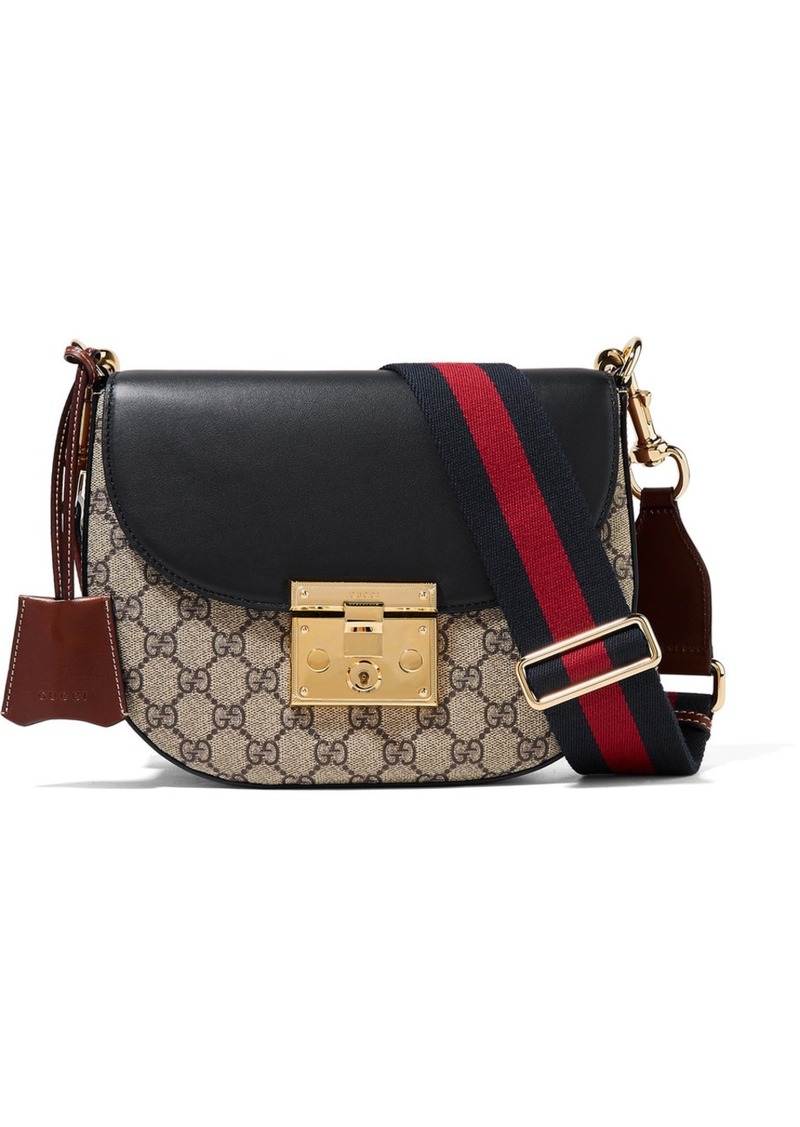 gucci padlock saddle bag