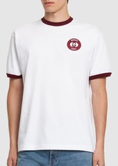 Gucci Patch Cotton Jersey T-shirt